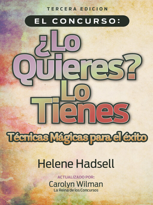 Title details for El Concurso ¿Lo Quieres? Lo Tienes by Helene Hadsell - Wait list